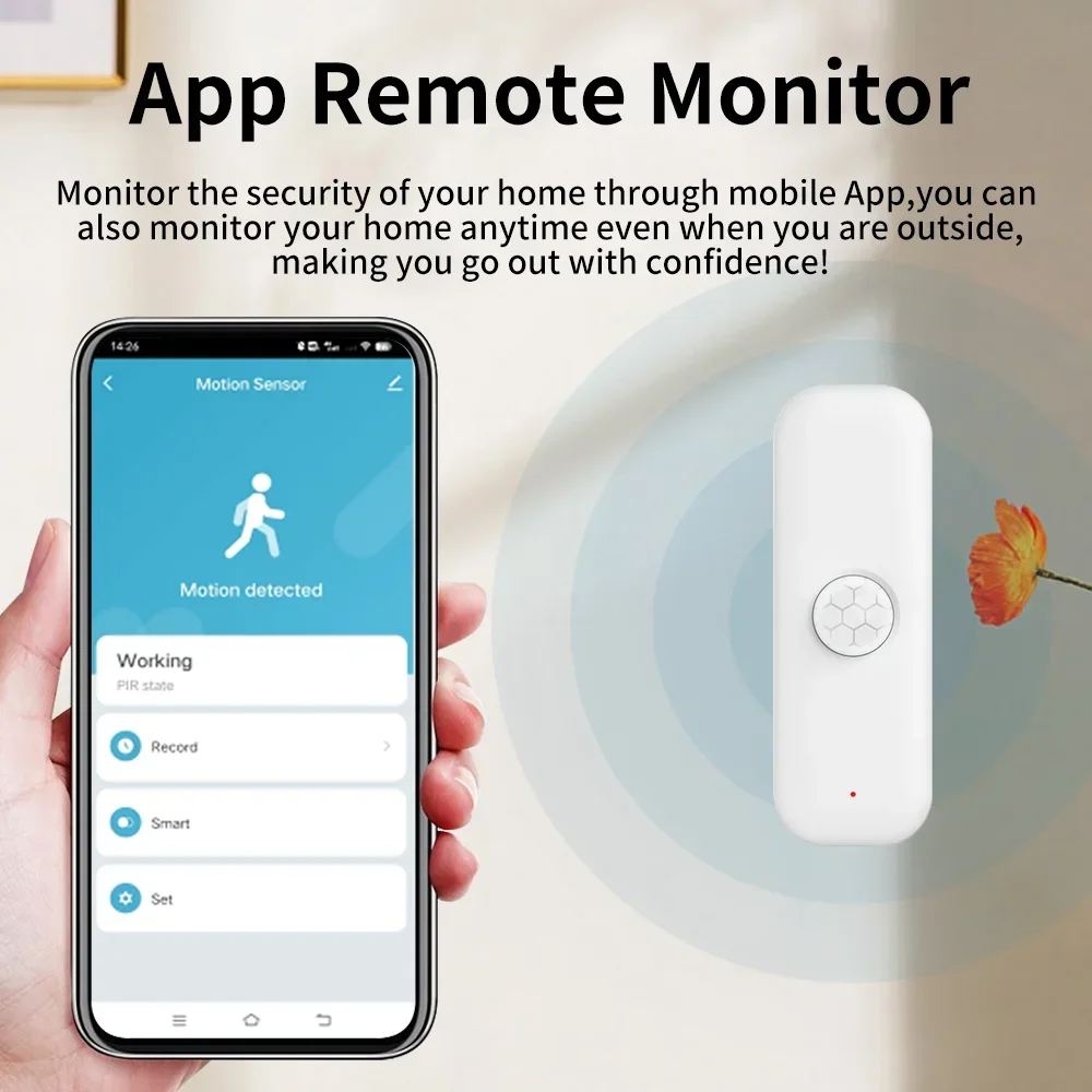 Tuya-Pirモーションセンサー,家庭用盗難防止デバイス, - Smart Home Networking のレビューと価格
