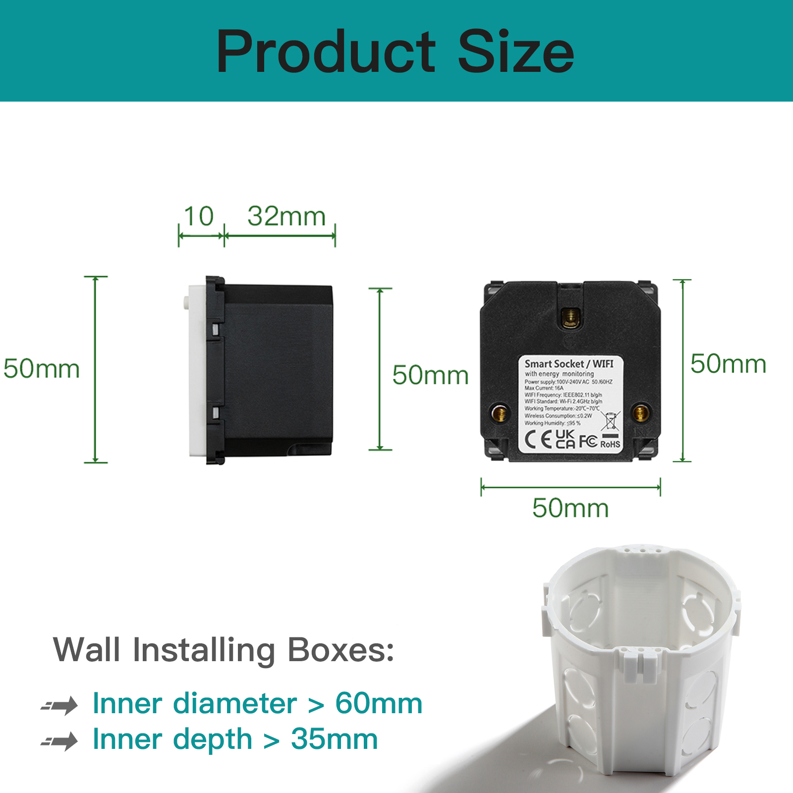 BSEED WIFIソケットモジュール スマートフレンチソケ - Smart Wall Socket のレビューと価格