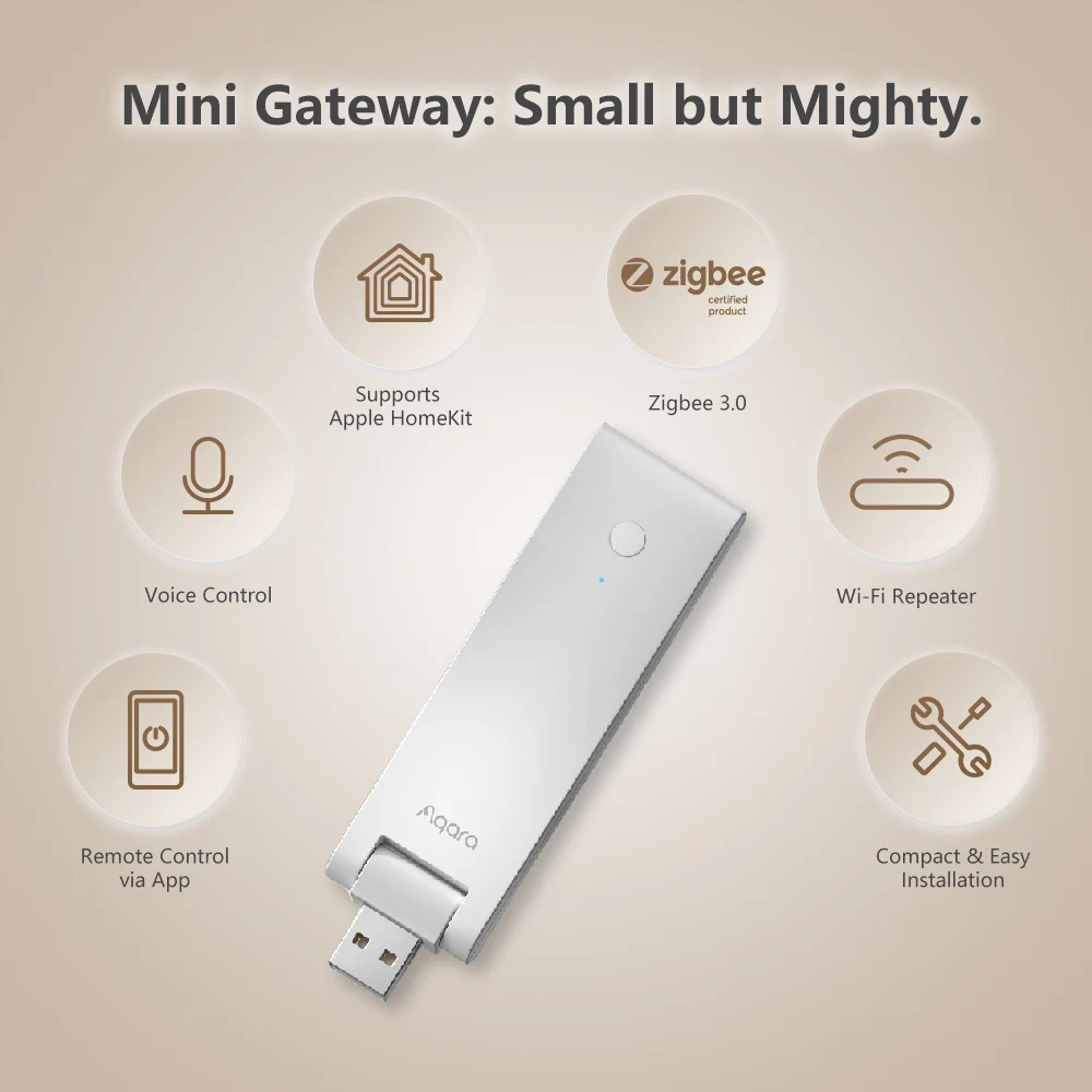オリジナルE1 Aqaraハブゲートウェイ Zigbee 3 - Smart Home Hub Apple のレビューと価格