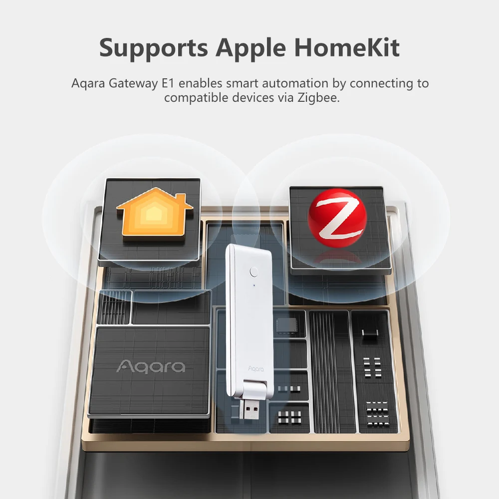 オリジナルE1 Aqaraハブゲートウェイ Zigbee 3 - Smart Home Hub Apple のレビューと価格