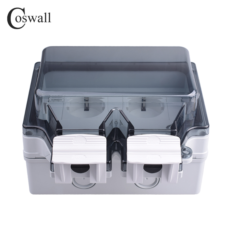 Coswall-タイマー付きの防水wifiプラグ,Alexa - Smart Wall Socket のレビューと価格